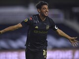 Carlos Vela celebrando un gol en la MLS.