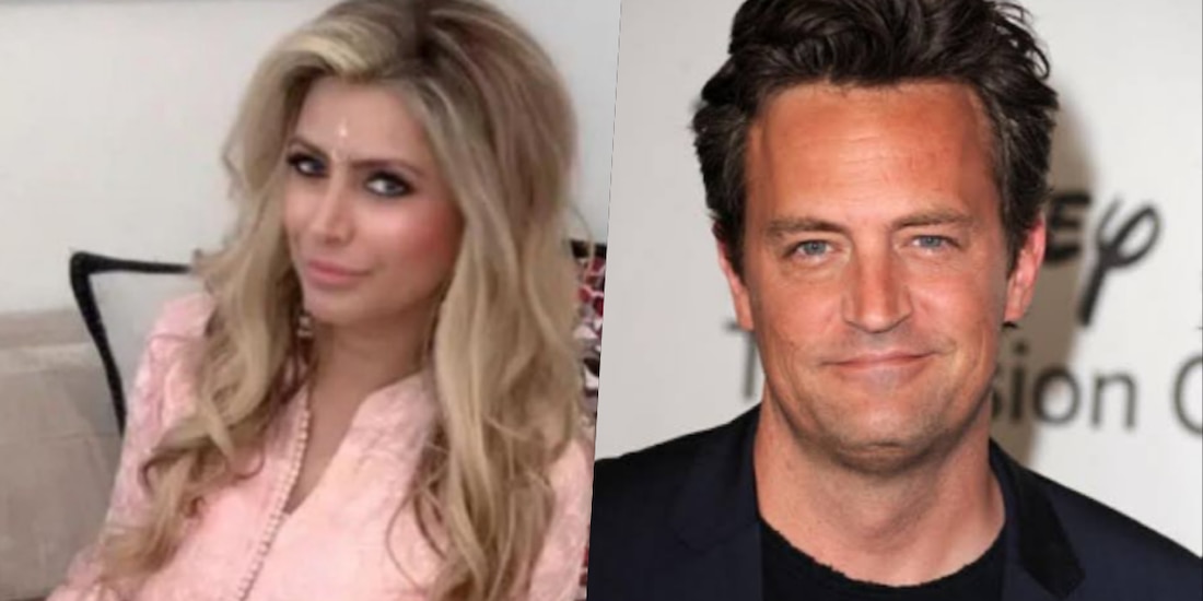 Jasveen Sangha y Matthew Perry