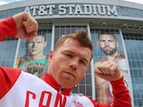 Saúl 'Canelo' Álvarez en el AT&T Stadium, Arlington, Texas
