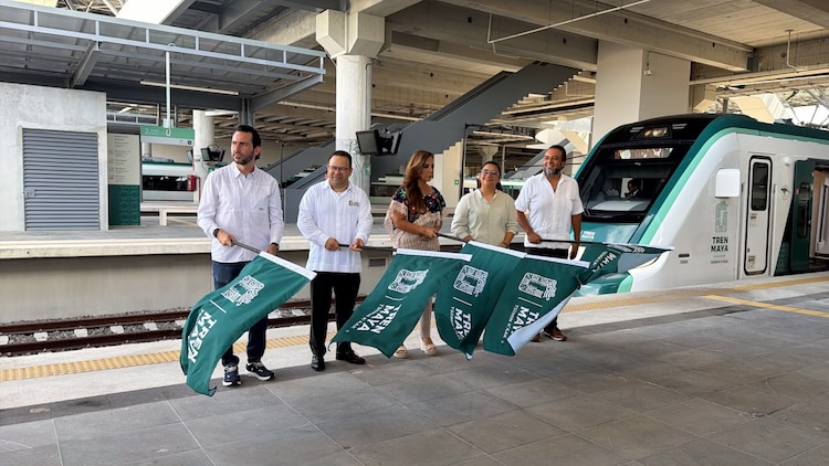 Manuel García Morcillo y la gobernadora Mara Lezama destacaron el impacto del sistema ferroviario en la movilidad regional.