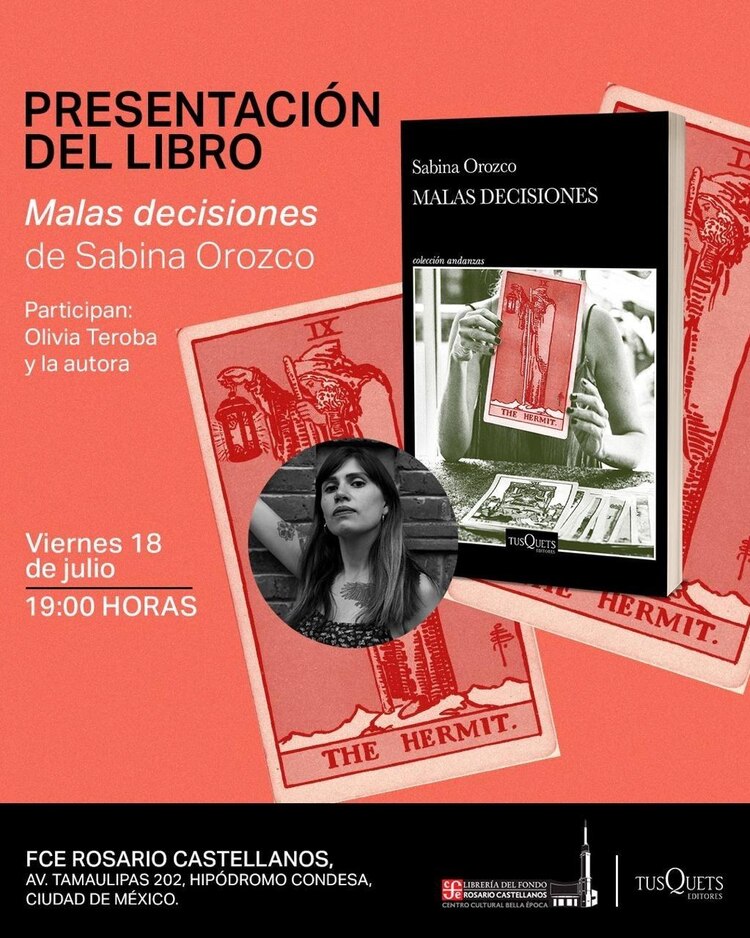 9. Malas decisiones. Presentación editorial