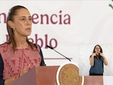 Claudia Sheinbaum, Presidenta de México, este lunes en Palacio Nacional.