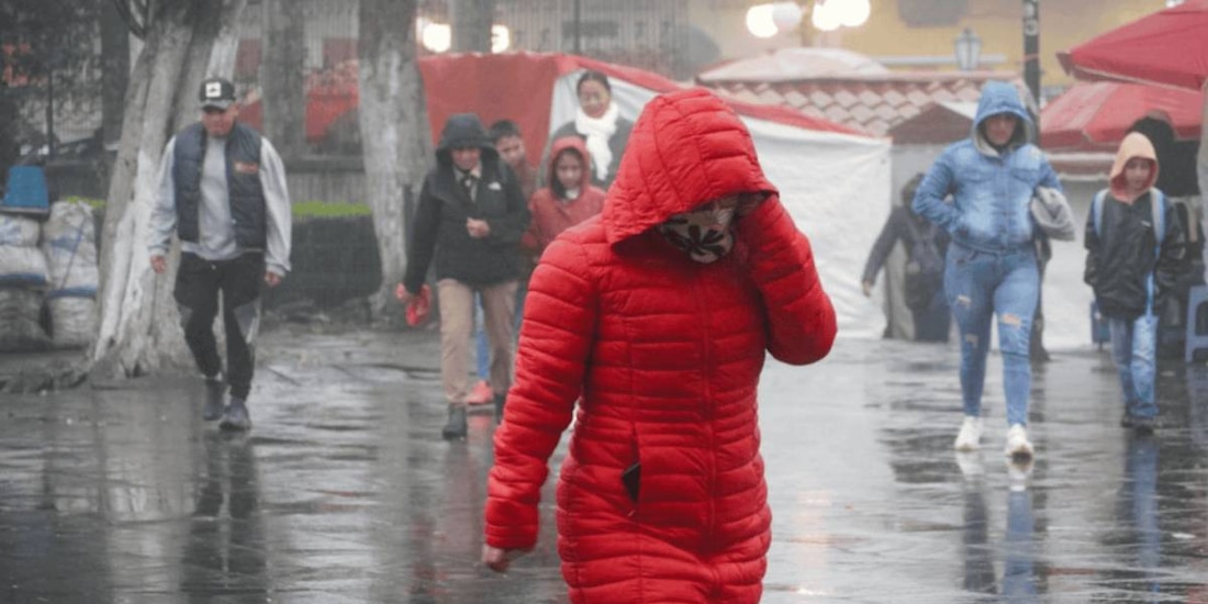 Estos son los estados que tendrán lluvias y bajas temperaturas