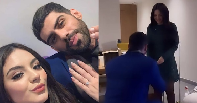 Así fue el momento exacto del compromiso entre los creadores de contenido, justo en la cena de Navidad.