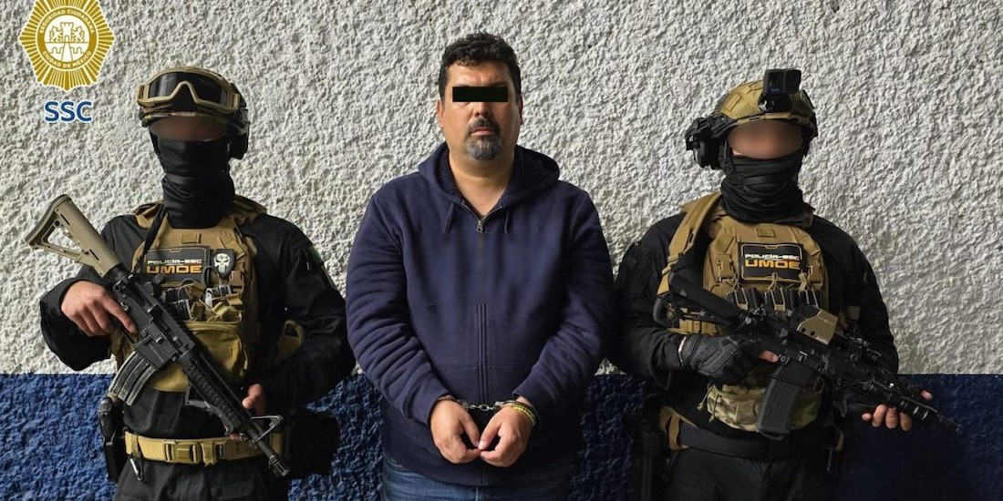 Alfonso “N” fue detenido en Colombia y trasladado al AICM, donde autoridades cumplimentaron la orden de aprehensión.