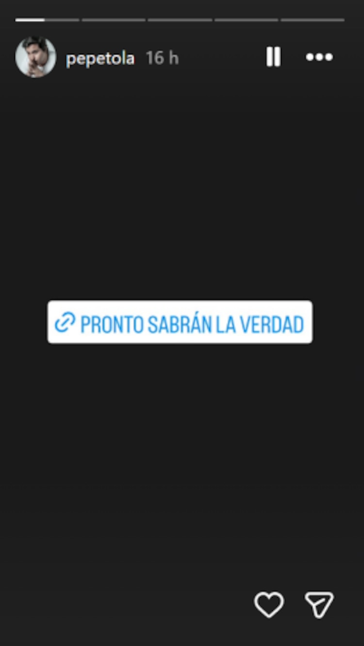 Mensaje de Pepe Tola