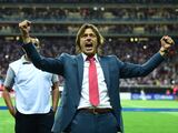 Matías Almeyda en los festejos de la coronación de Chivas en el Torneo Clausura 2017 de la Liga MX.