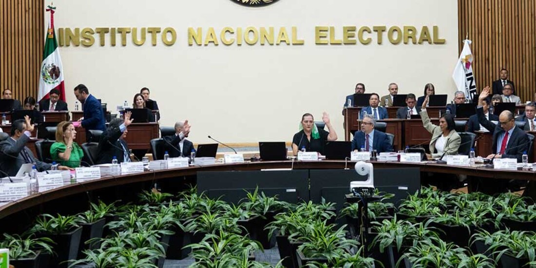 Consejo General del INE aprobó por unanimidad el presupuesto 2024.