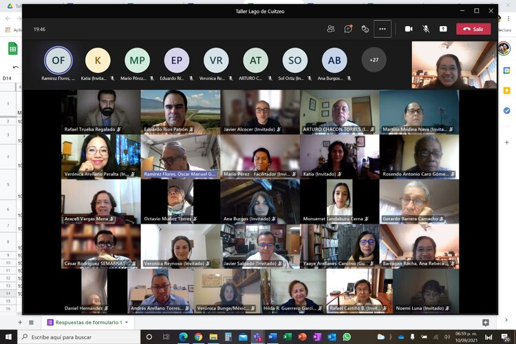 Participantes de la Mesa de Trabajo Interinstitucional