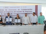 Guerrero y ATDT firman convenio para la aplicación del modelo único de digitalización.