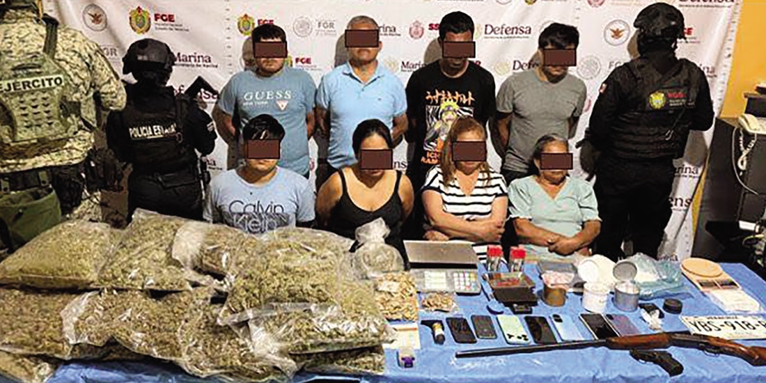 LOS CAPTURADOS están vinculados a una célula delictiva generadora de violencia.