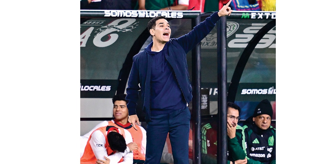 El entrenador, el pasado fin de semana, en el encuentro ante Colombia.