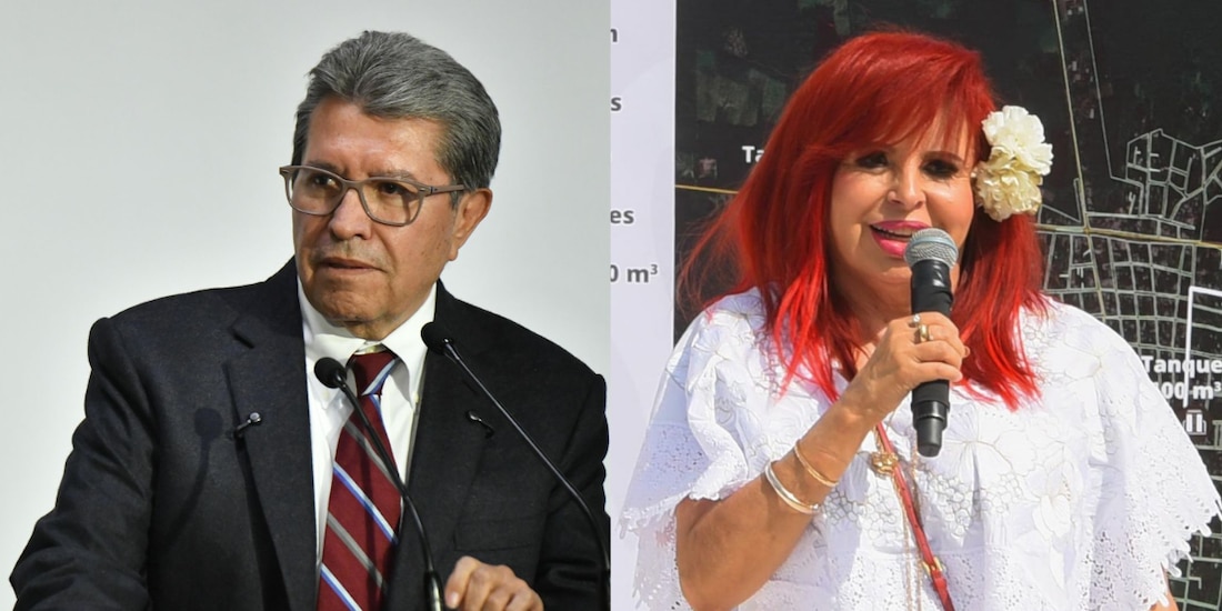 Ricardo Monreal (Izquierda) y Layda Sansores (derecha)