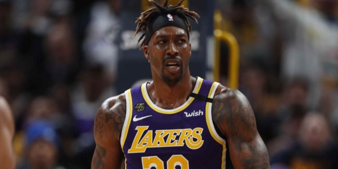 El jugador, en un partido con los Lakers.