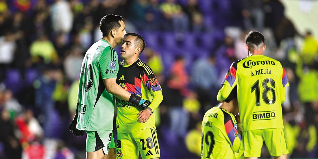 Futbolistas del América en un partido en 2026