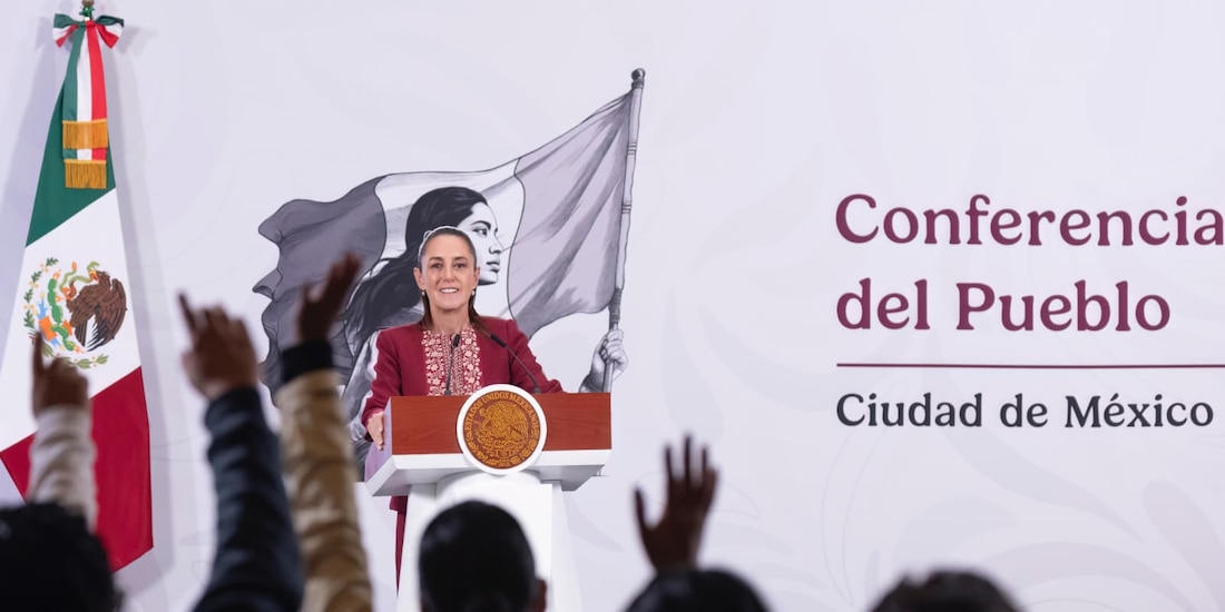 La presidenta Claudia Sheinbaum, en fotografía de archivo.