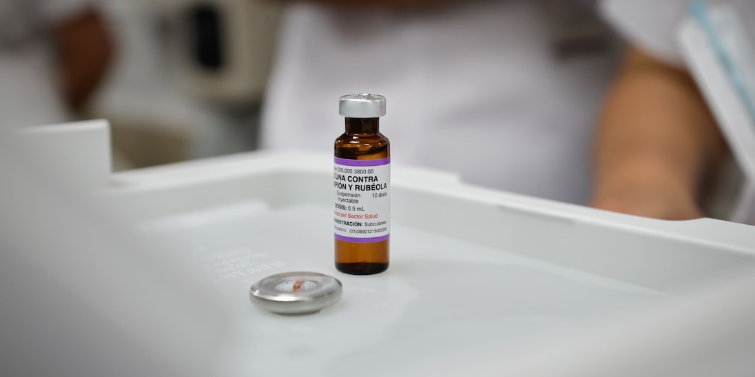 Una dosis del biológico contra el sarampión, en una fotografía ilustrativa.