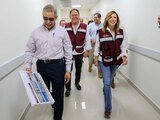 Marina del Pilar realiza recorrido por el próximo Hospital de la Zona Este.