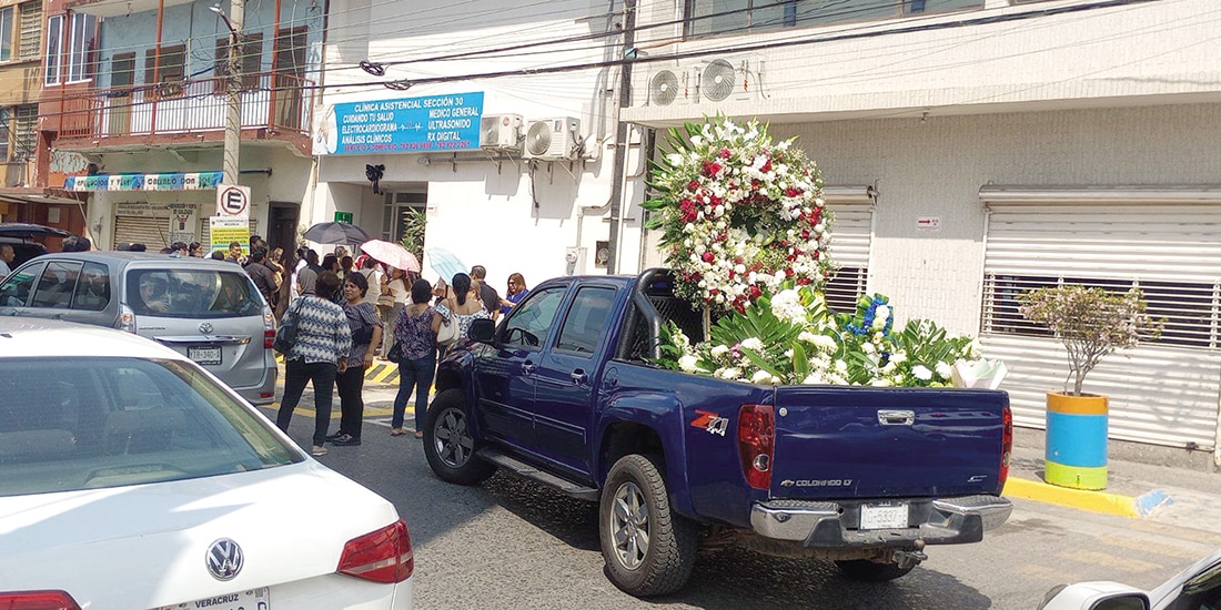 Homenaje póstumo al médico José Montero, el 3 de abril pasado, en Poza Rica