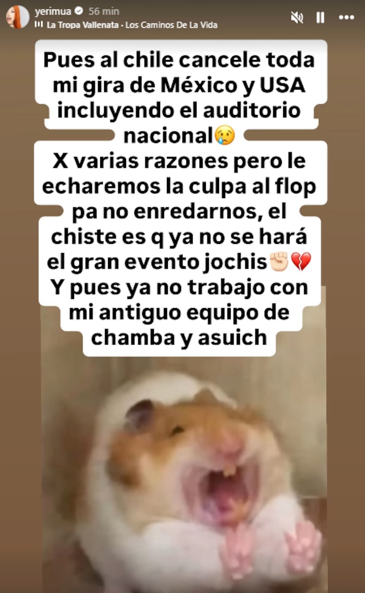 Yeri Mua cancela su concierto en el Auditorio Nacional