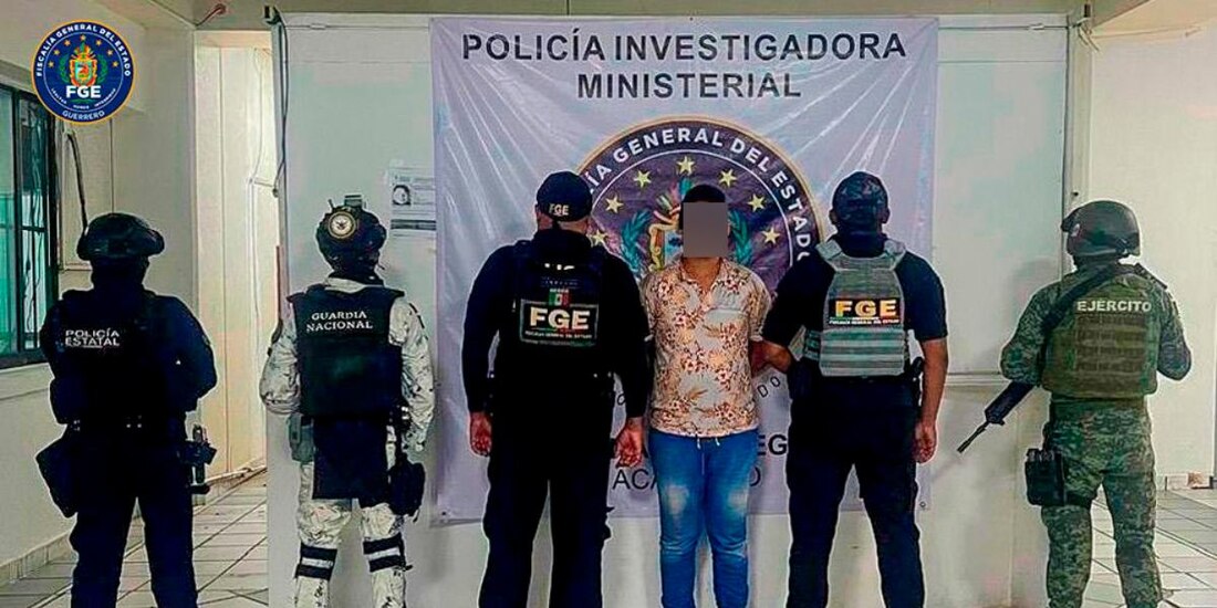 Detienen en Acapulco a presunto integrante del ‘CIDA’ por el homicidio de 3 hombres.