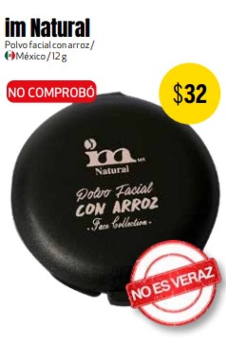 Polvo compacto con arroz im Natural no soporta las caídas