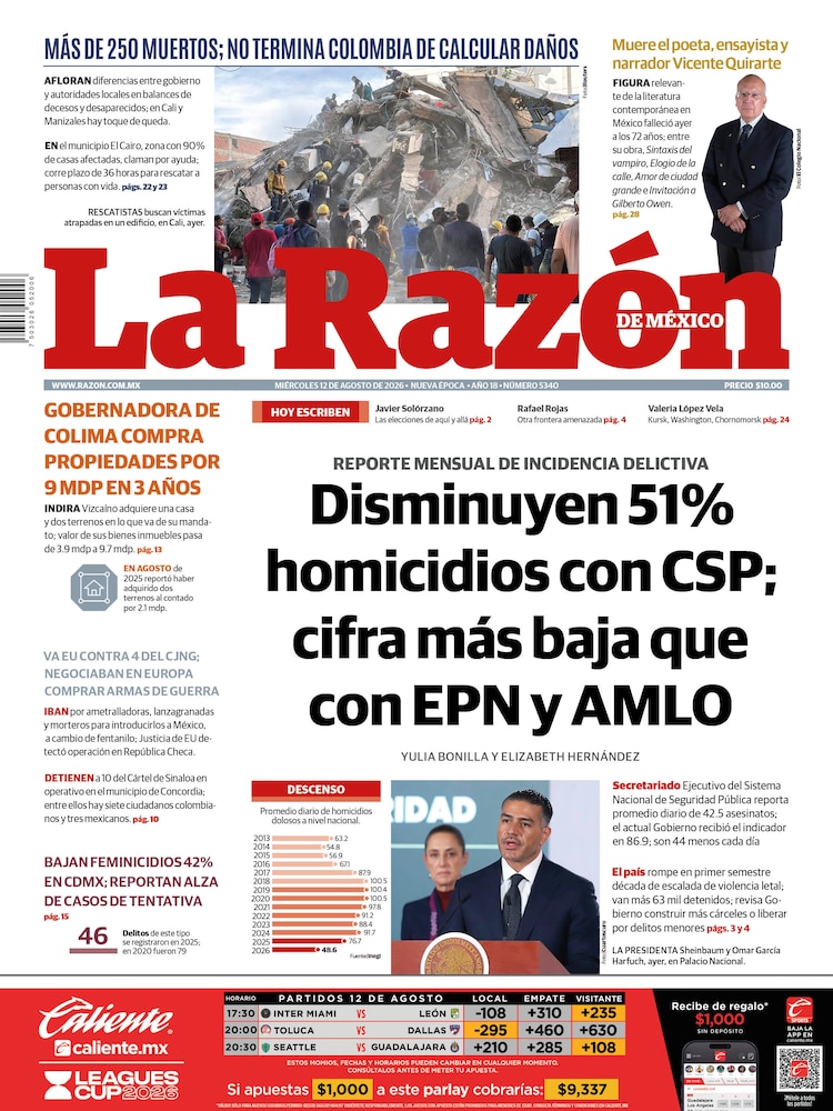 La Razón 12 Agosto 2026