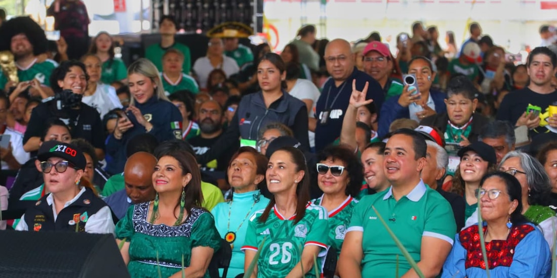 La Jefa del Ejecutivo Federal este mediodía en la GAM.