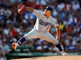 Julio Urías durante un juego de los Dodgers en la actual temporada de la MLB.
