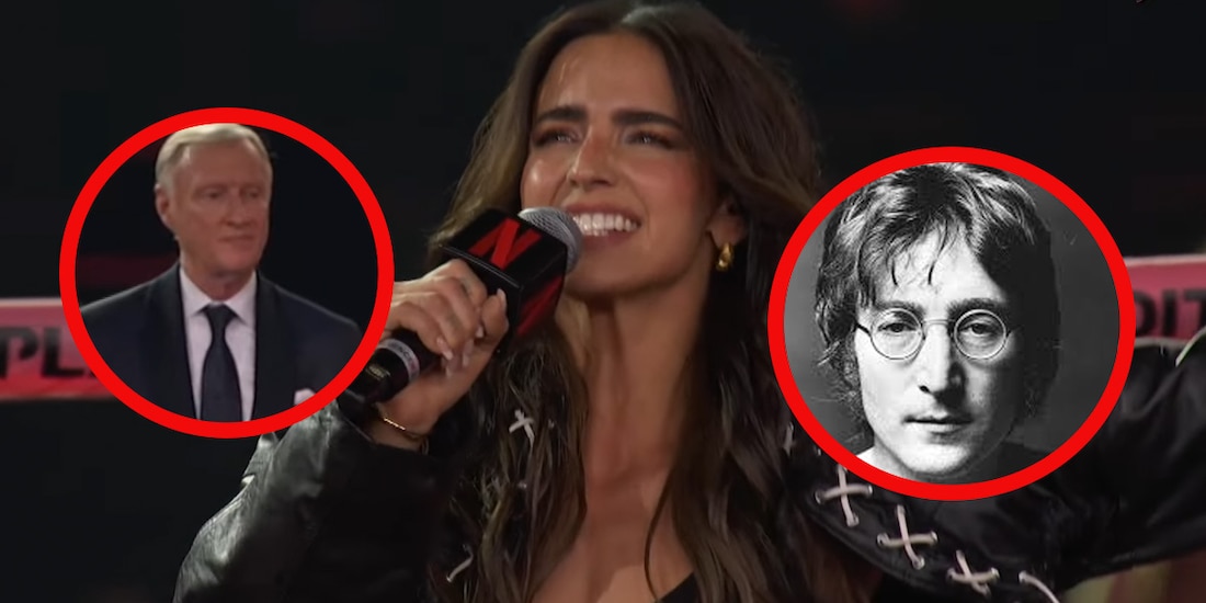 Bárbara de Regil revivió a John Lennon; confunde a Jimmy Lennon con el músico