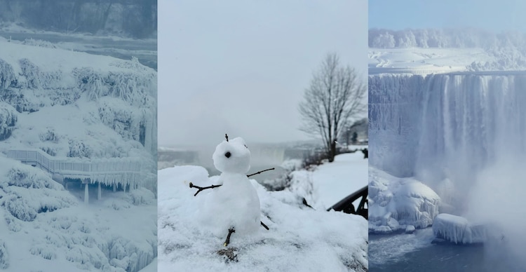Cataratas del Niágara congeladas
