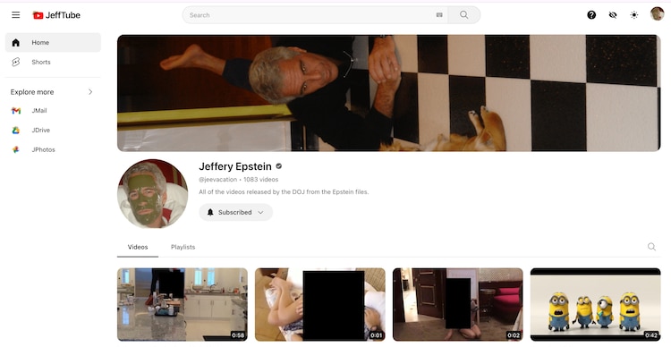 Contenido de Jmail de Jeffrey Epstein
