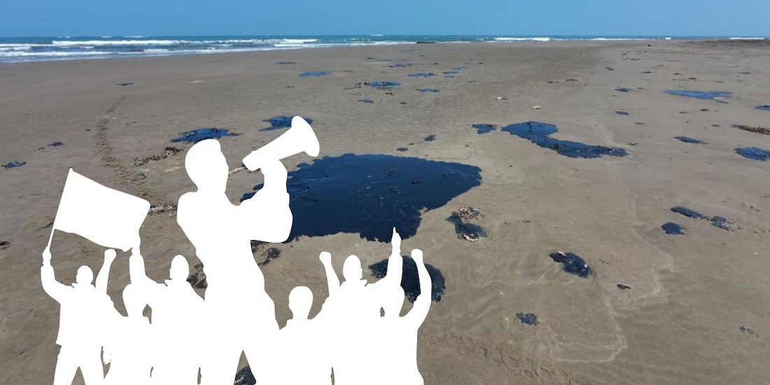 Convocan marcha en Veracruz por daños tras derrame