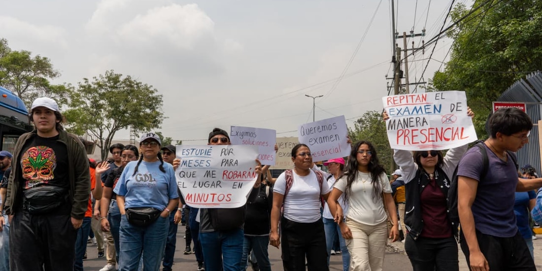 Irregularidades en examen que se aplicó vía remota provocó descontento entre aspirantes.