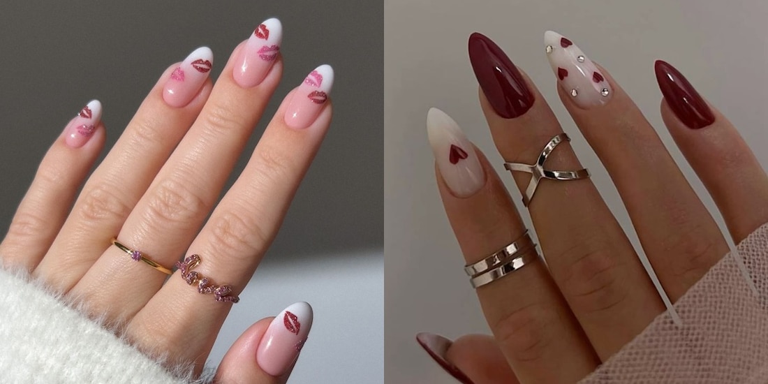 Diseños de uñas para San Valentín 2026