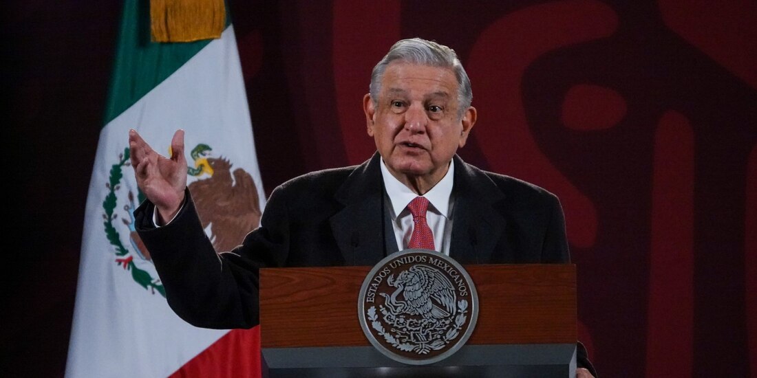 AMLO ofreció este miércoles conferencia desde Palacio Nacional.