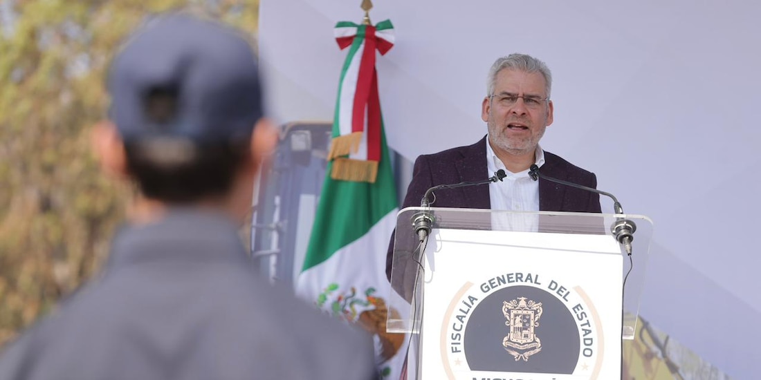 El Gobernador constitucional Alfredo Ramírez Bedolla.