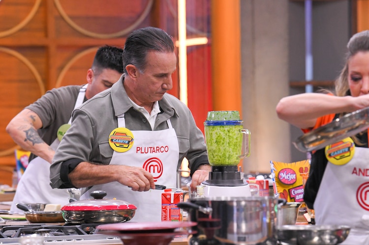 Plutarco Haza durante su paso por MasterChef.