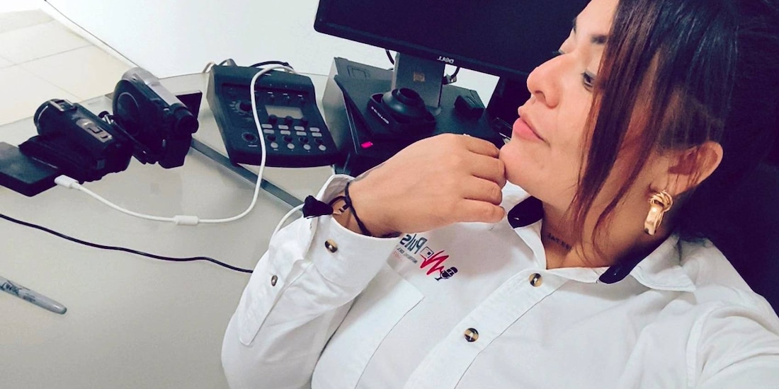 La periodista de Veracruz, Roxana Guzmán