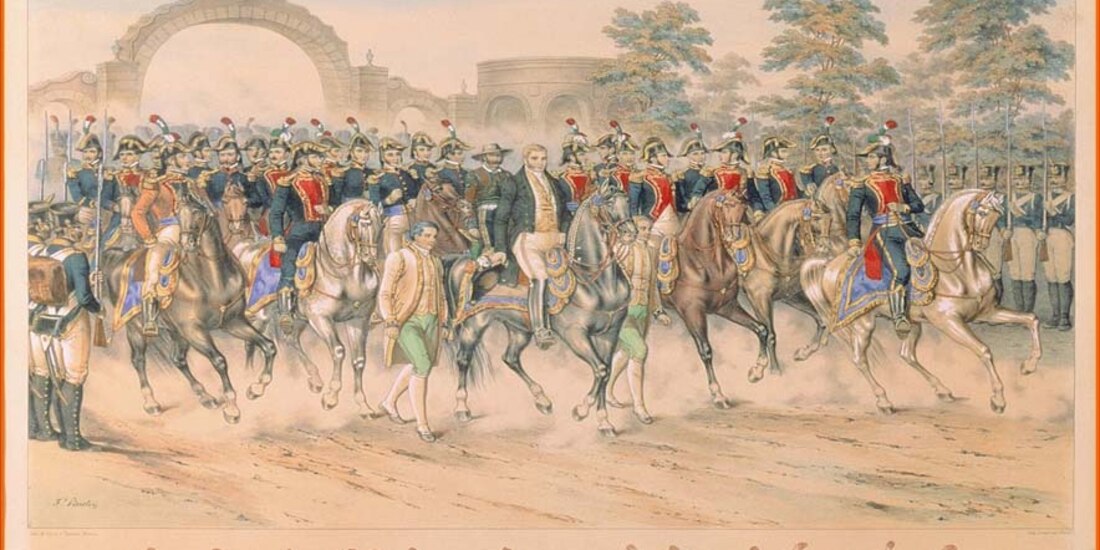 El Ejército Trigarante, en un lienzo de Ferdinand Bastin<br>*Esta columna expresa el punto de vista de su autor, no necesariamente de La Razón.<br>.