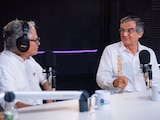 El gobernador de Tamaulipas, Américo Villarreal Anaya, en el programa Diálogos con Américo del 26 de julio de 2026.