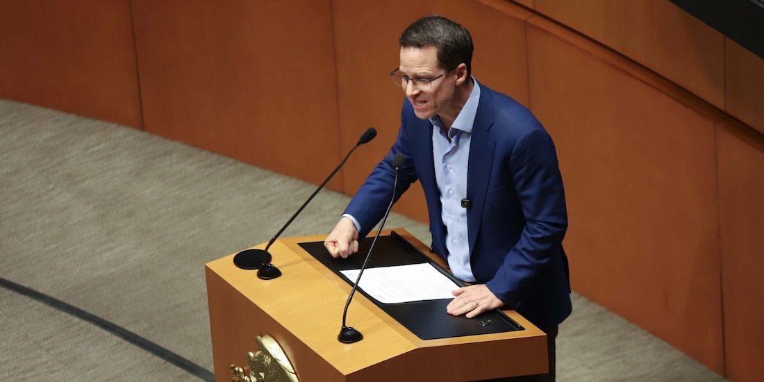 El senador Ricardo Anaya, durante la instalación de la Comisión Permanente, el 29 de abril de 2026.