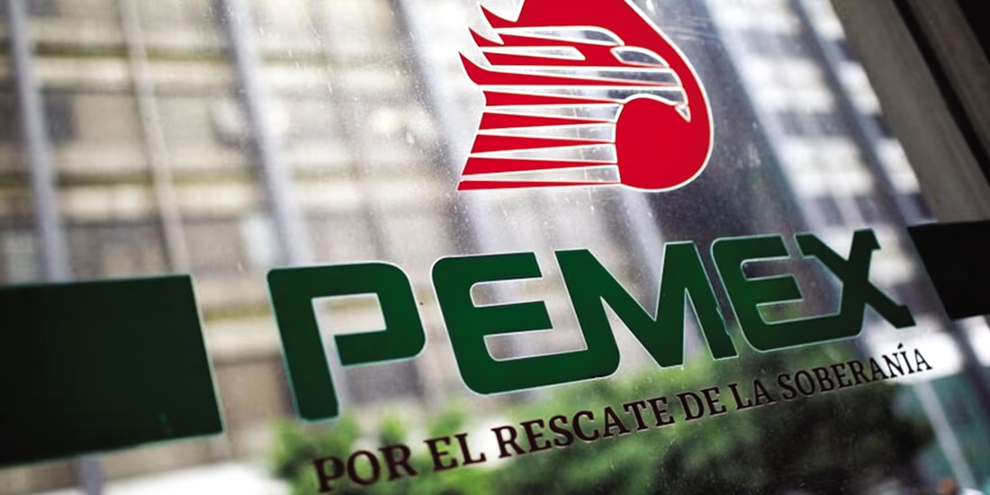 Logotipo de Pemex, en imagen ilustrativa.