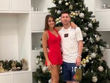 Antonella Roccuzzo y Lionel Messi celebran las fiestas de fin de año en Argentina.