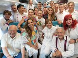 Mara Lezama acompaña a AMLO durante su última gira de trabajo en Quintana Roo.