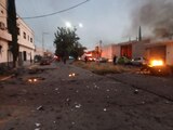 Explosión en Acámbaro que dejó 3 heridos, ayer.