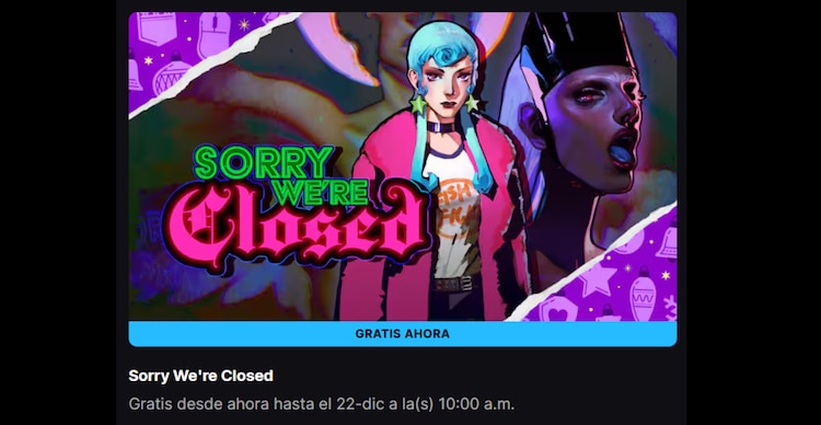 Sorry We're Closed GRATIS