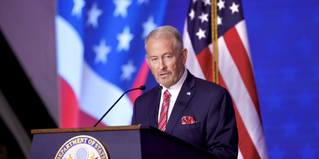 El embajador de Estados Unidos en México, Ronald Johnson, el 26 de junio del 2025.