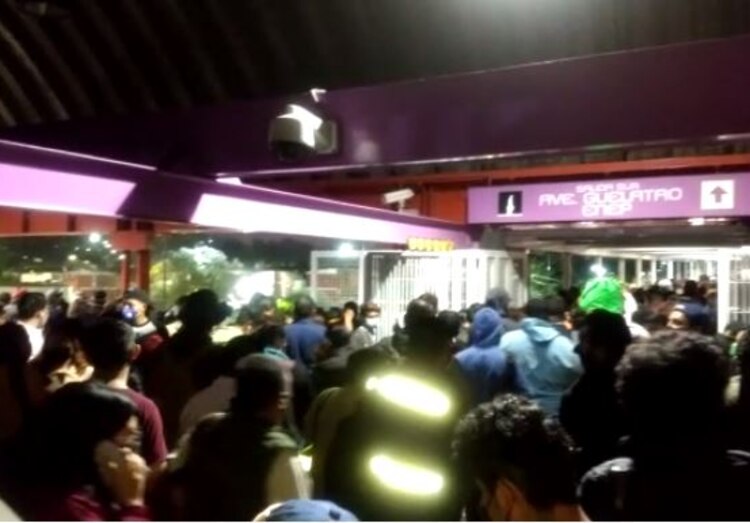 El Sistema de Transporte Colectivo Metro informó que el servicio de la estación Peñón Viejo a La Paz, en la Línea A.