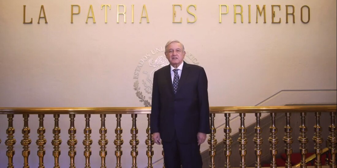 Andrés Manuel López Obrador, en su mensaje de este 4 de febrero de 2021.